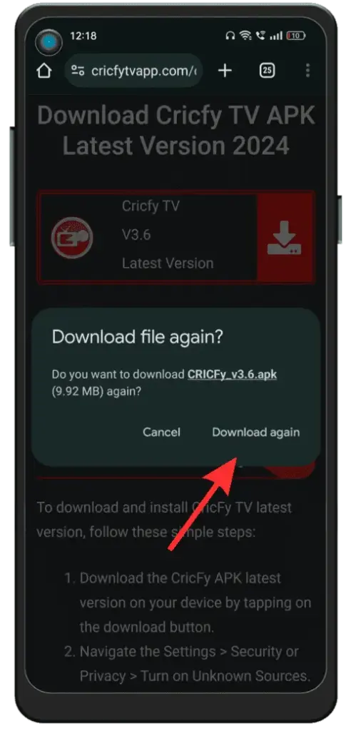 download cricfy